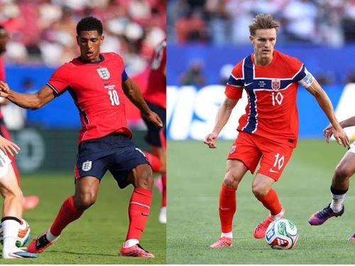Kisah dua pemain No. 10: Bellingham untuk England dan Odegard dari Norway
