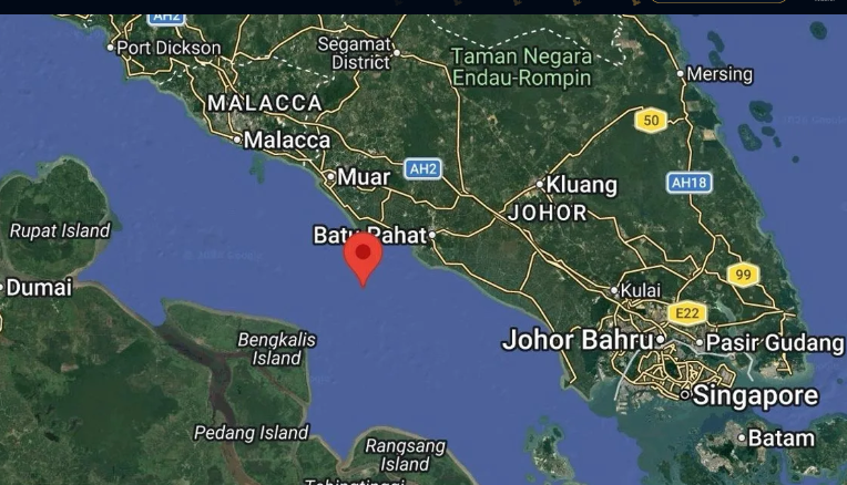 Gempa bumi lemah dikesan di perairan Batu Pahat